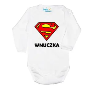 Body SUPER WNUCZKA Polski producent długi rękaw