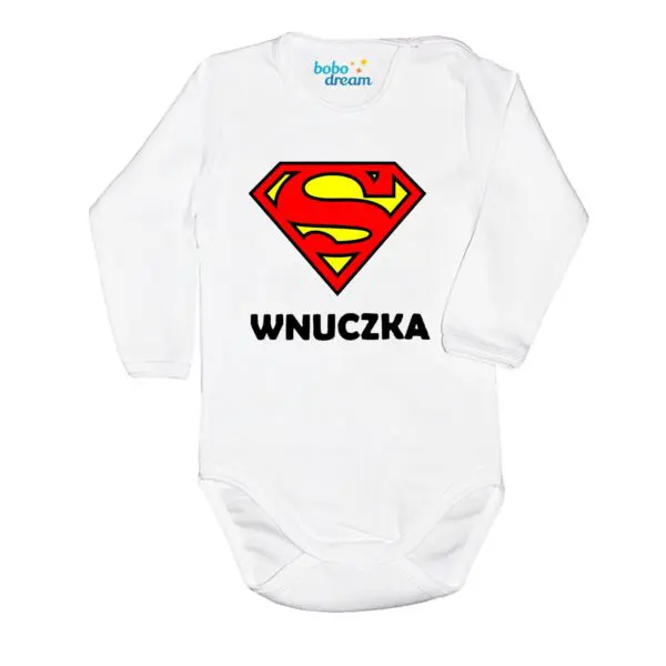 Body SUPER WNUCZKA Polski producent długi rękaw