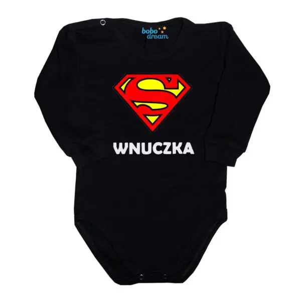 Body SUPER WNUCZKA Polski producent długi rękaw