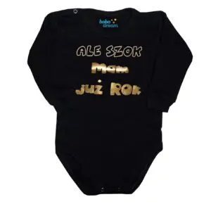 Body długi rękaw na 1 urodziny z imieniem