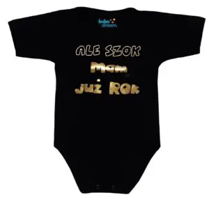 Body krótki rękaw na 1 urodziny z imieniem