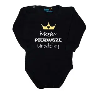 Body długi rękaw na 1 urodziny z imieniem