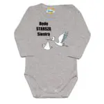 Body niemowlęce NADRUK Będę starszą siostrą