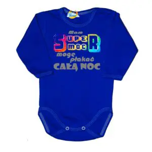 Body niemowlęce MAM SUPER MOC MOGĘ PŁAKAĆ CAŁĄ NOC