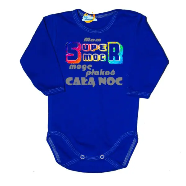 Body niemowlęce MAM SUPER MOC MOGĘ PŁAKAĆ CAŁĄ NOC