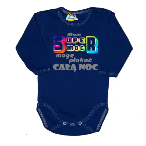 Body niemowlęce MAM SUPER MOC MOGĘ PŁAKAĆ CAŁĄ NOC