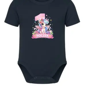 Body niemowlęce NADRUK ROCZEK jednorożec PREZENT