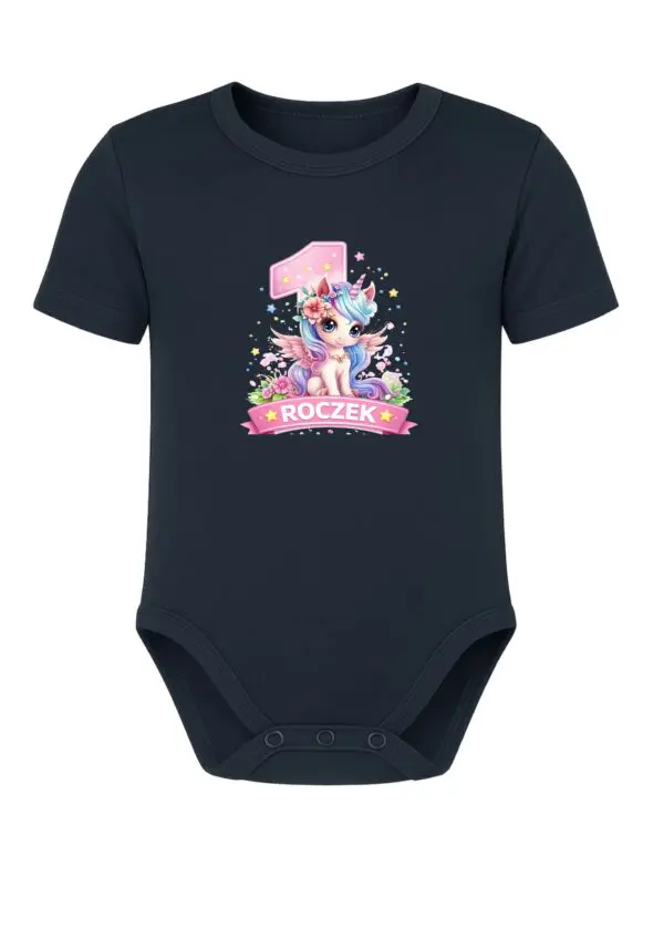 Body niemowlęce NADRUK ROCZEK jednorożec PREZENT