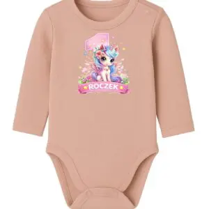 Body niemowlęce NADRUK ROCZEK jednorożec PREZENT