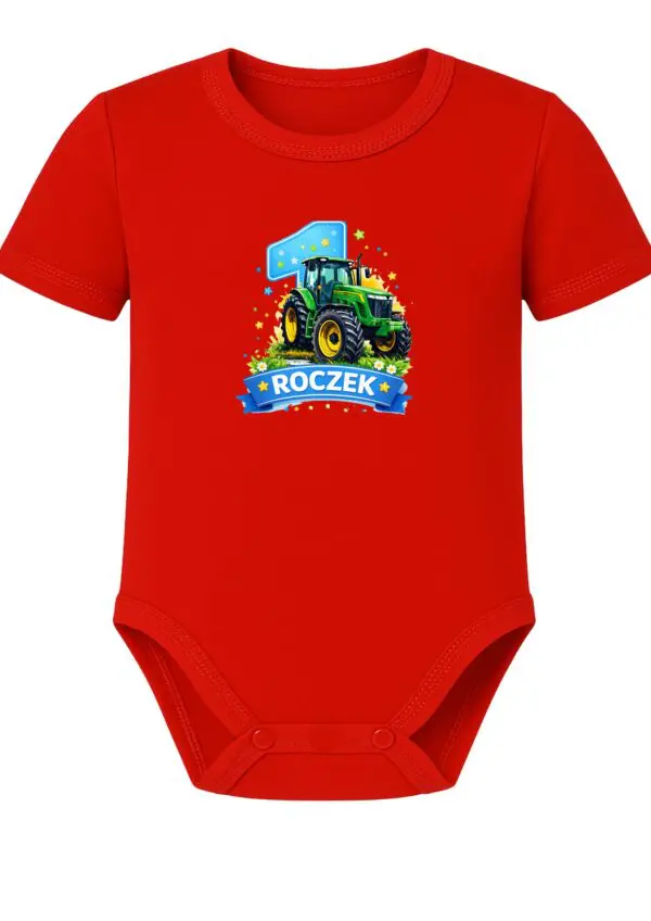 Body niemowlęce NADRUK ROCZEK traktor john deere