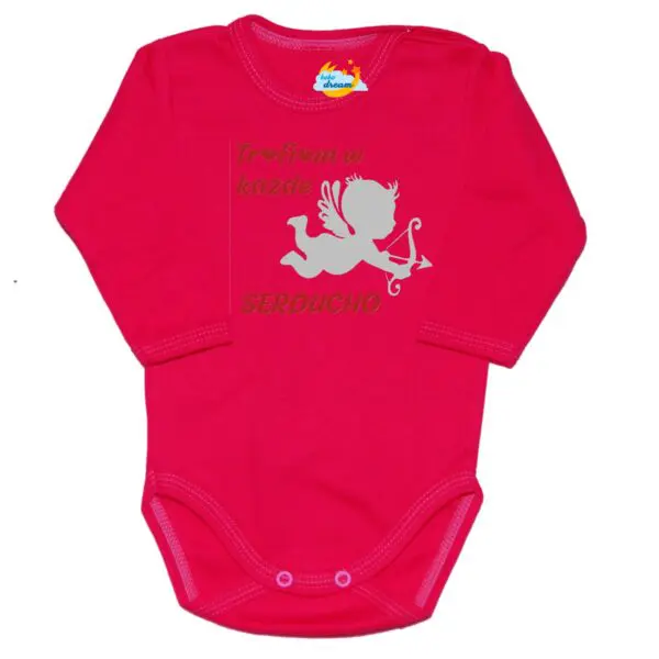 Body niemowlęce NADRUK trafiłem w każde serduszko