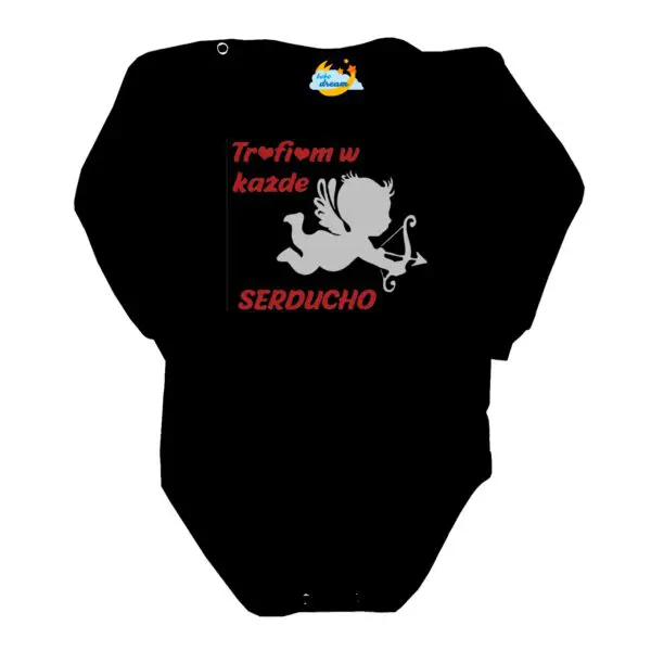 Body niemowlęce NADRUK trafiłem w każde serduszko