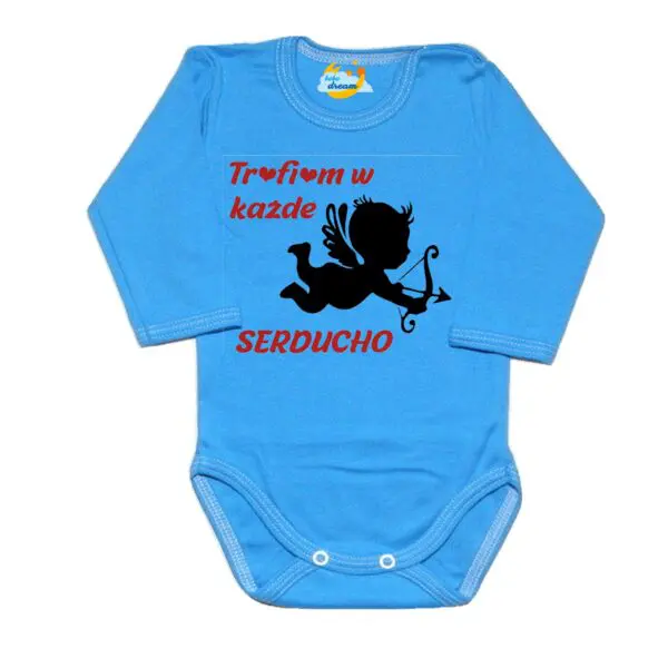 Body niemowlęce NADRUK trafiłem w każde serduszko