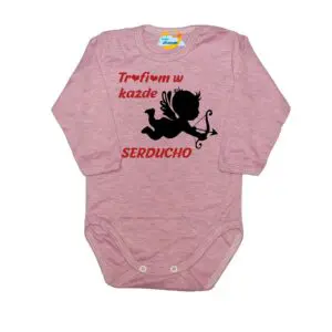Body niemowlęce NADRUK trafiłem w każde serduszko