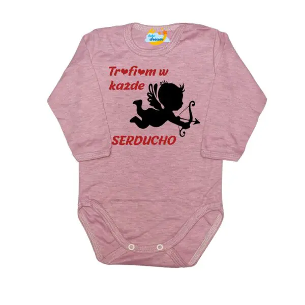 Body niemowlęce NADRUK trafiłem w każde serduszko