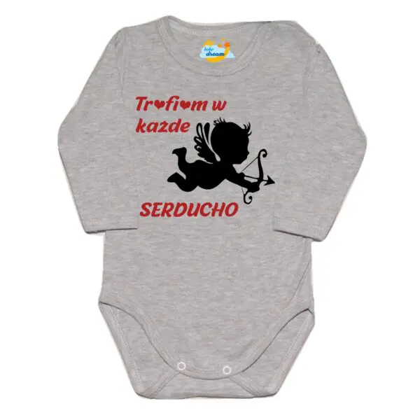 Body niemowlęce NADRUK trafiłem w każde serduszko
