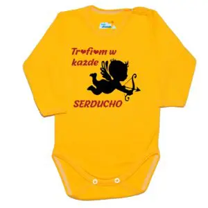 Body niemowlęce NADRUK trafiłem w każde serduszko