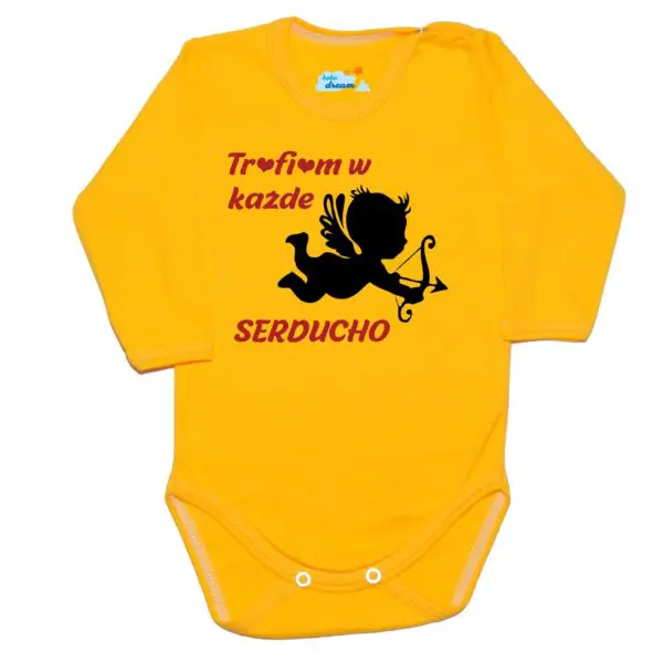 Body niemowlęce NADRUK trafiłem w każde serduszko