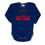 Body niemowlęce NADRUK Ukochana  wnuczka babci i dziadka