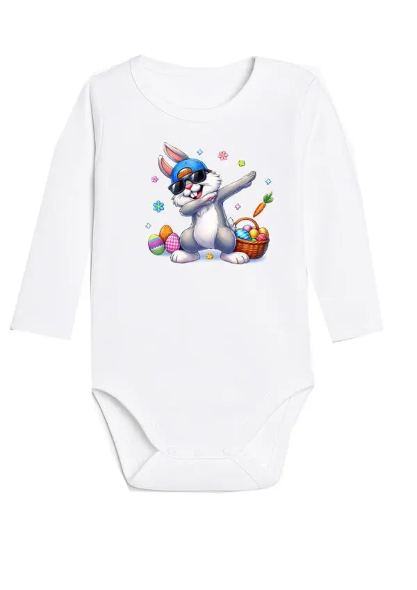 Body niemowlęce NADRUK wielkanoc zajączek