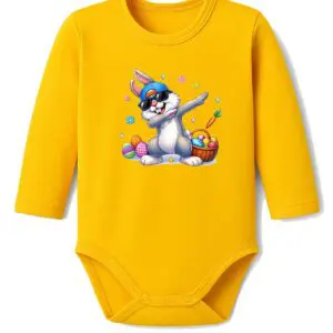 Body niemowlęce NADRUK wielkanoc zajączek