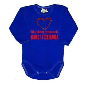 Body niemowlęce NADRUK Ukochany wnuczek babci i dziadka