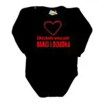 Body niemowlęce NADRUK Ukochany wnuczek babci i dziadka