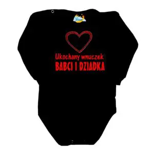 Body niemowlęce NADRUK Ukochany wnuczek babci i dziadka