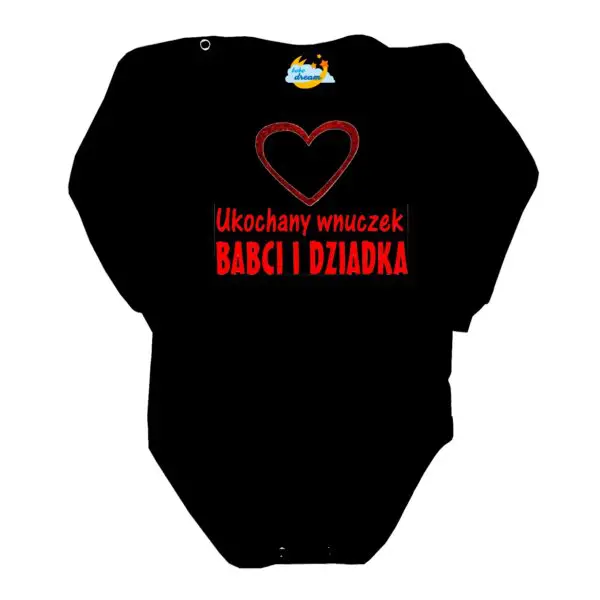 Body niemowlęce NADRUK Ukochany wnuczek babci i dziadka