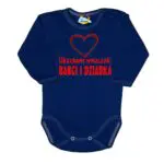 Body niemowlęce NADRUK Ukochany wnuczek babci i dziadka