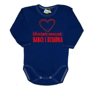 Body niemowlęce NADRUK Ukochany wnuczek babci i dziadka