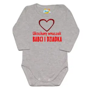 Body niemowlęce NADRUK Ukochany wnuczek babci i dziadka