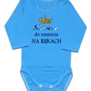Body niemowlęce NADRUK Książe do noszenia na rękach