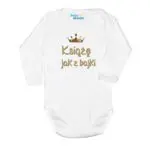 Body niemowlęce NADRUK Książe jak z bajki
