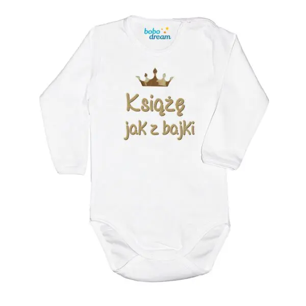Body niemowlęce NADRUK Książe jak z bajki