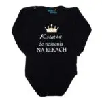 Body niemowlęce NADRUK Książe do noszenia na rękach