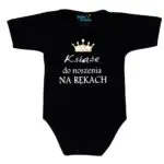 Body niemowlęce NADRUK Książe do noszenia na rękach