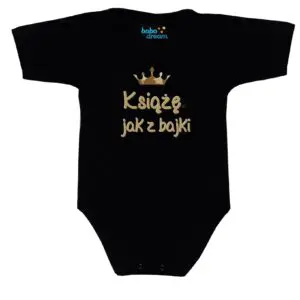 Body niemowlęce NADRUK Książe jak z bajki