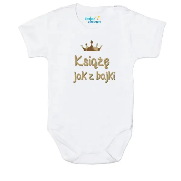 Body niemowlęce NADRUK Książe do noszenia na rękach