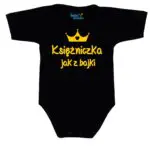 Body niemowlęce NADRUK Księżniczka jak z bajki