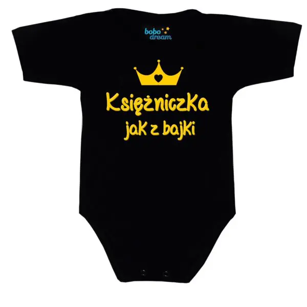 Body niemowlęce NADRUK Księżniczka jak z bajki