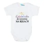 Body niemowlęce NADRUK Księżniczka do noszenia na rękach