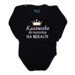 Body niemowlęce NADRUK Księżniczka do noszenia na rękach