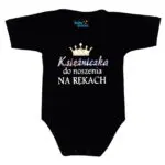 Body niemowlęce NADRUK Księżniczka do noszenia na rękach
