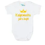 Body niemowlęce NADRUK Księżniczka jak z bajki