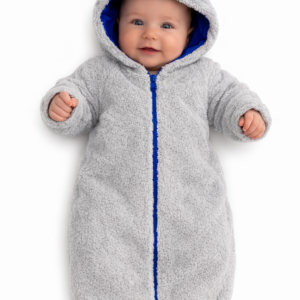 Ciepły Śpiworek Niemowlęcy z Uszkami – Miękki Otulacz od 3 do 6 miesięcy
