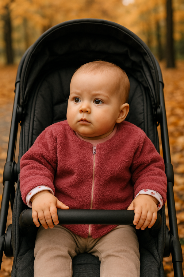 Kurteczka Wiosenna dla Niemowlaka – Miękka, Lekka Bluza Róż