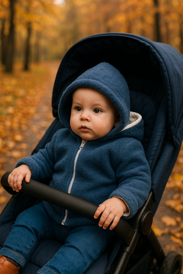 Kurteczka Wiosenna dla Niemowlaka – Miękka, Lekka i Urocza Granat