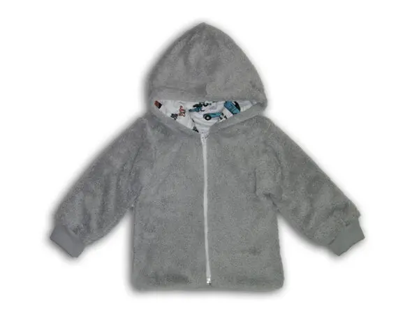 Kurteczka Wiosenna dla Niemowlaka – Miękka, Lekka i Urocza Szara