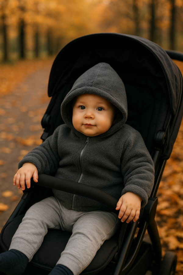 Kurteczka Wiosenna dla Niemowlaka – Miękka, Lekka i Urocza Grafit